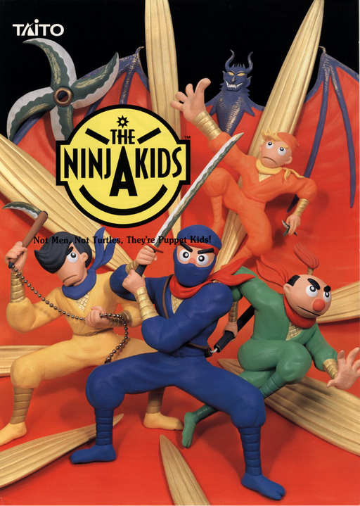 The Ninja Kids (US) Arcade Game Cover